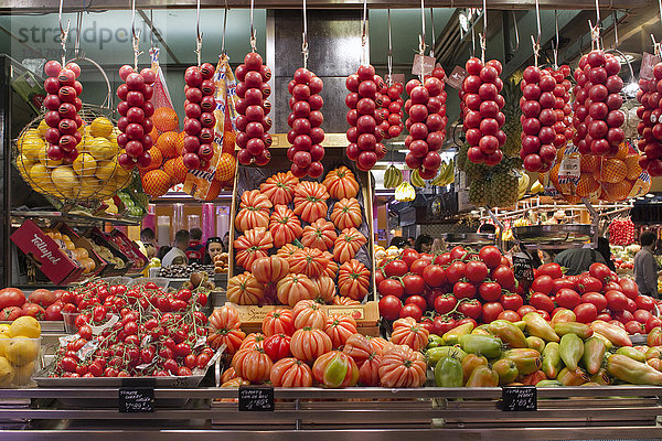 Spanien  Katalonien  Barcelona  Boqueria Markt.