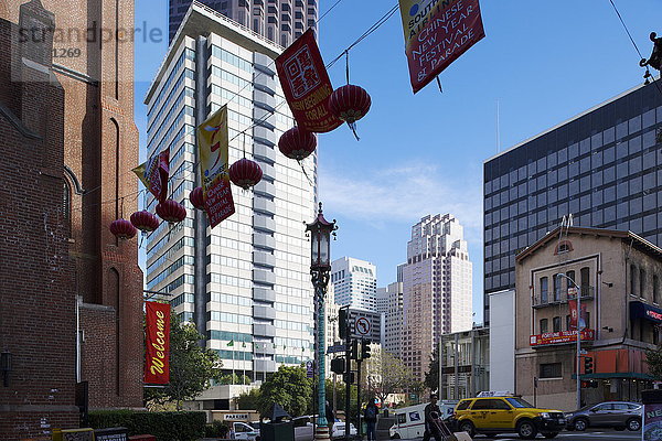 USA  San Francisco  zwischen Chinatown und dem Financial District