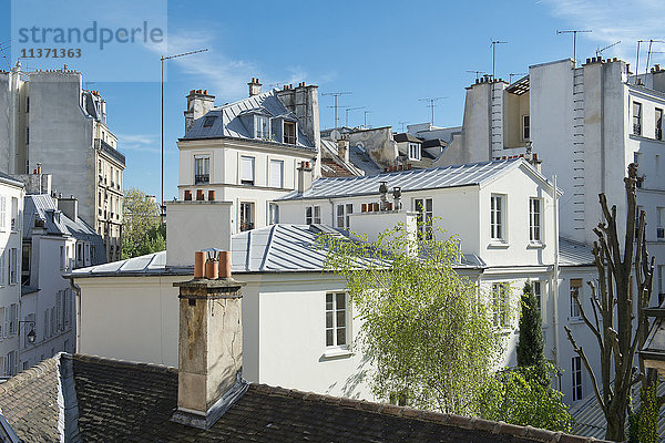 Frankreich  Paris  3. Bezirk. Das Marais. Gebäude  rue Charlot