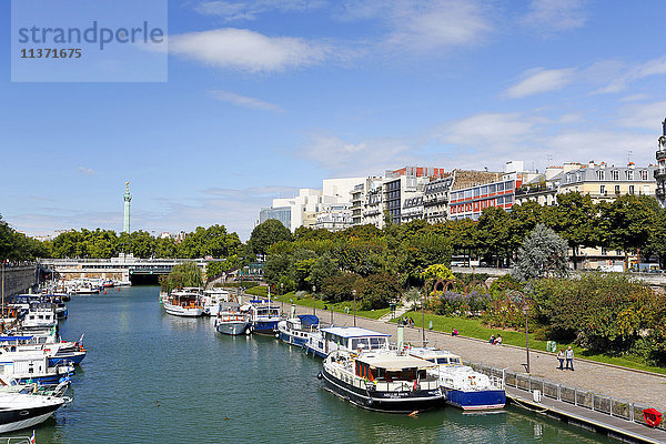 Frankreich  Paris  4. Bezirk  Port de l'Arsenal.