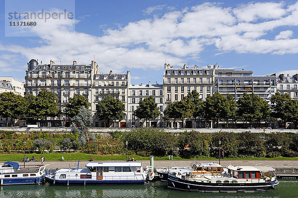 Frankreich  Paris  4. Bezirk  Port de l'Arsenal.