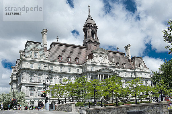 Kanada. Provinz Quebec  Montreal. Altstadt. Das 1878 erbaute Rathaus