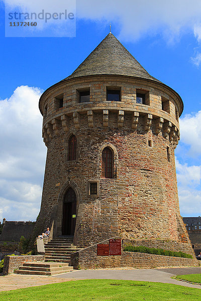 Frankreich  Bretagne  Finistere  Brest. Turm von La Motte-Tanguy. Museum von Old Brest.