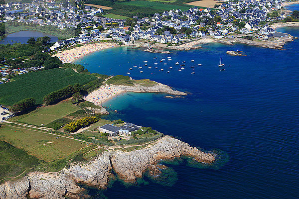 Frankreich  Bretagne  Morbihan. Le Perello. Luftaufnahme.