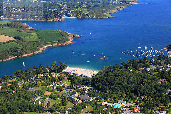 Frankreich  Bretagne  Morbihan. Luftaufnahme. Port-Manec'h