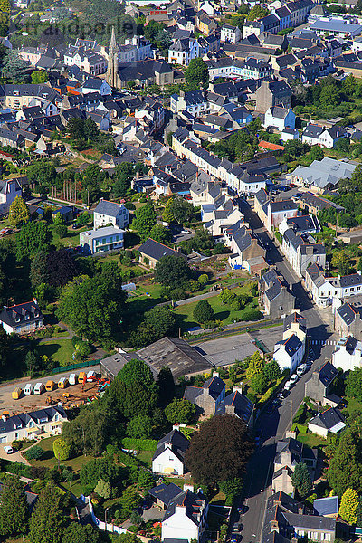 Frankreich  Bretagne  Morbihan. Luftaufnahme. Bannalec