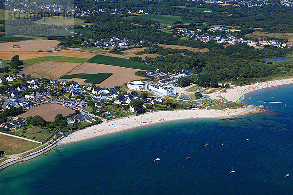 Frankreich  Bretagne  Morbihan. Luftaufnahme. Gegenseitiges Zentrum von Kerpape in Ploemeur