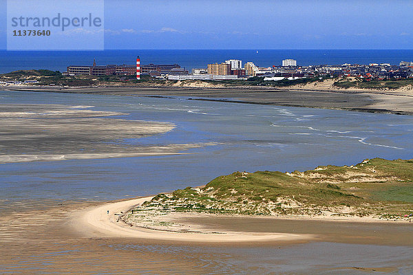 Frankreich  Nordfrankreich  Pas de Calais. Berck sur Mer. Authie Bay.