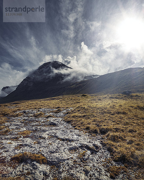 Landschaft mit Berg