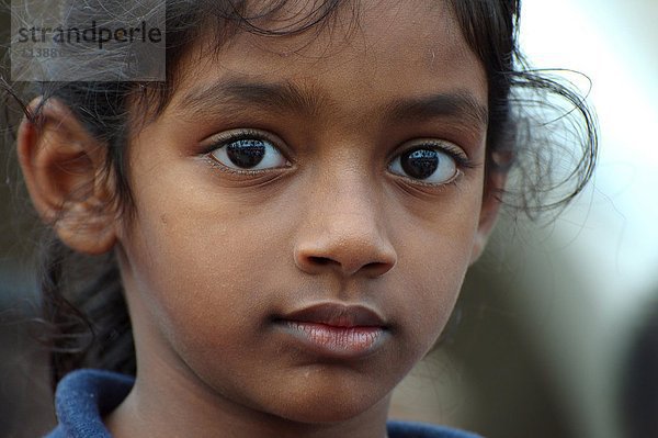 Indisches Mädchen  Porträt  Kuala Lumpur  Malaysia  Asien