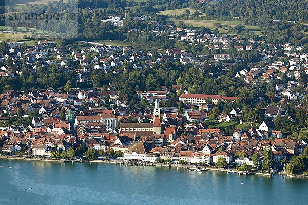 Luftaufnahme  Überlingen  Bodensee  Baden-Württemberg  Deutschland  Europa