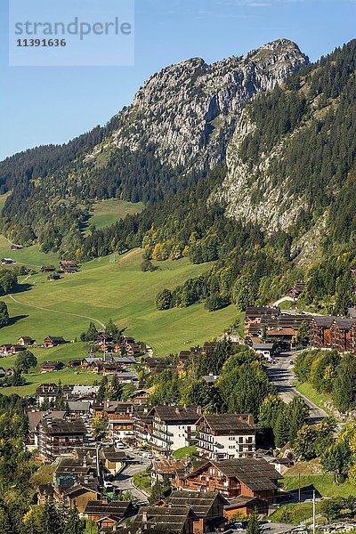 Le Chinaillon  Skigebiet Le Grand Bornand  Departement Haute-Savoie  Auvergne-Rhone-Alpes  Frankreich  Europa