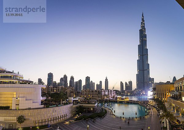 Burj Khalifa  Stadtzentrum  Dubai  Vereinigte Arabische Emirate  Asien