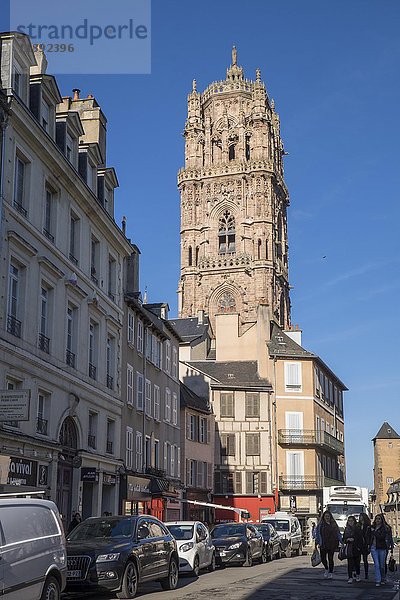 Kathedrale Notre-Dame  12.-16. Jahrhundert  Rodez  Aveyron  Languedoc-Roussillon-Midi-Pyrénées  Frankreich  Europa