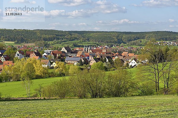 Dorf Spalt  Mittelfranken  Franken  Bayern  Deutschland  Europa