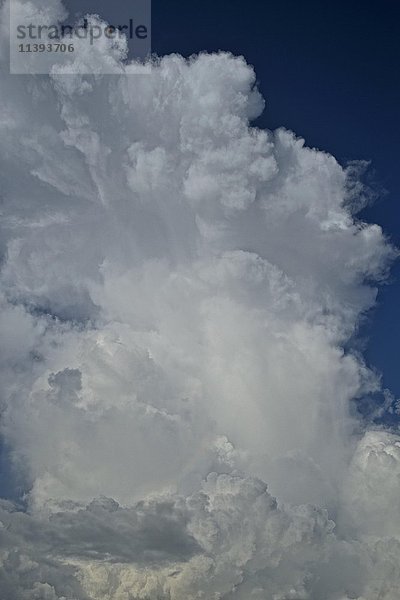 Wolken in der Regenzeit  Corozal District  Belize  Mittelamerika