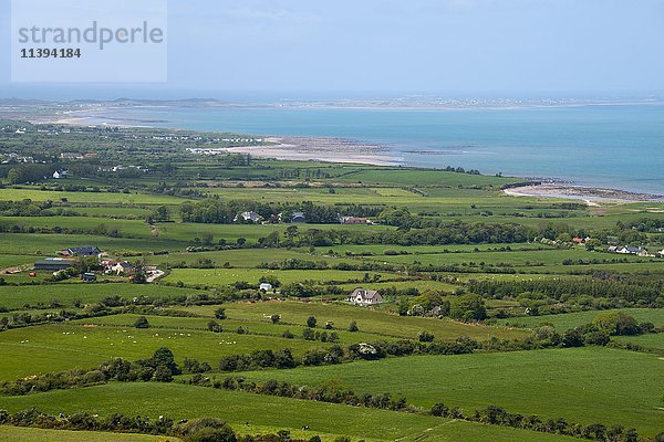 Blick auf die Bucht von Tralee  Camp  Dingle-Halbinsel  County Kerry  Irland  Vereinigtes Königreich  Europa
