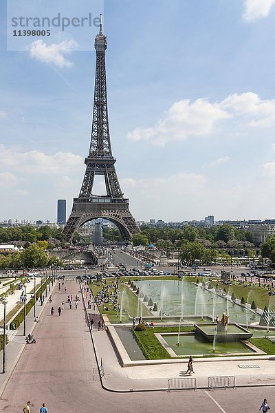 Eiffelturm  Paris  Frankreich  Europa