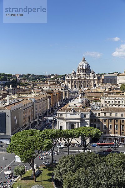 Petersdom  Vatikanstadt  Rom  Italien  Europa