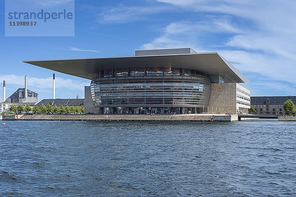 Königlich Schwedische Oper  Architekt Henning Larsen  Innenhafen  Kopenhagen  Dänemark  Europa