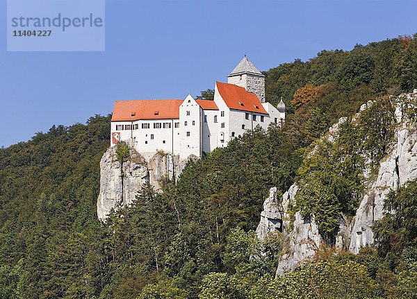 Burg Prunn  Riedenburg  Altmühltal  Niederbayern  Bayern  Deutschland  Europa