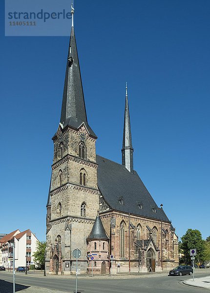 Katharinenkirche  Ort der Reformation  Thomas Müntzer war hier von 1520-21 ansässig  Zwickau  Sachsen  Deutschland  Europa