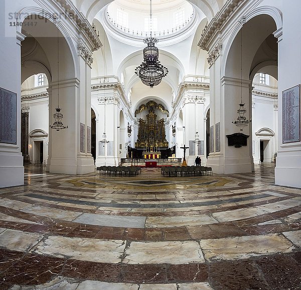 Innenraum des Klosters San Nicolò l'Arena  Catania  Sizilien  Italien  Europa