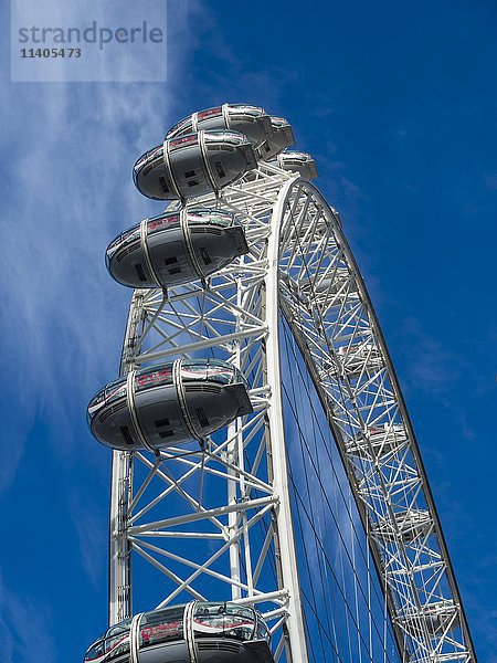 Kapseln  London Eye  London  England  Großbritannien  Europa