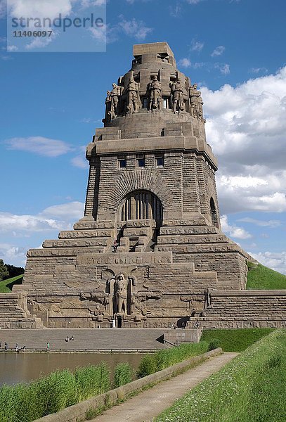 Völkerschlachtdenkmal  Völkerschlachtdenkmal  Leipzig  Sachsen  Deutschland  Europa