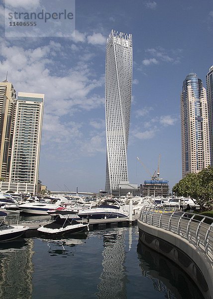 Cayan Tower  Dubai Marina  Dubai  Vereinigte Arabische Emirate  Asien
