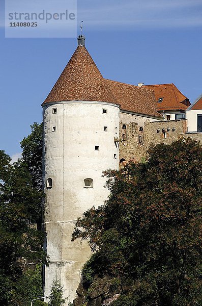 Schloss Wasserturm  Bautzen  Sachsen  Deutschland  Europa