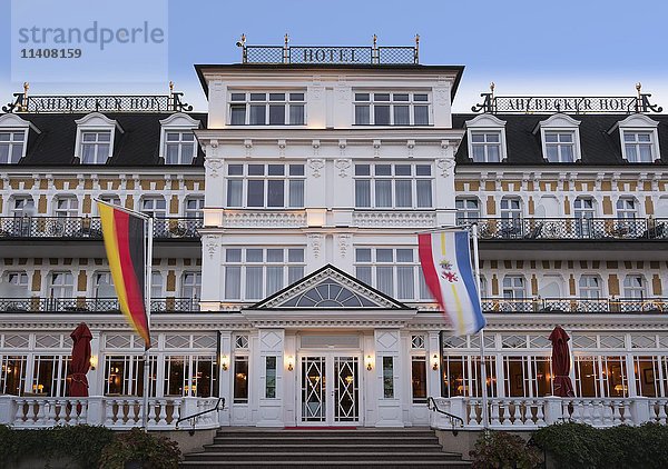 Hotel Ahlbecker Hof  Bäderarchitektur  Seeheilbad Ahlbeck  Kaiserbäder  Usedom  Mecklenburg-Vorpommern  Deutschland  Europa
