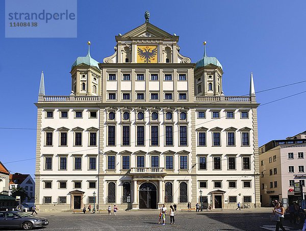 Rathaus  Augsburg  Schwaben  Bayern  Deutschland  Europa