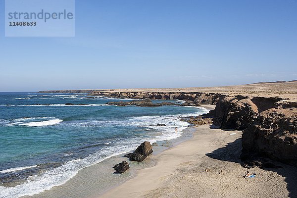 Playa de Ojos in El Puerto de la Cruz  Halbinsel Jandia  Fuerteventura  Kanarische Inseln  Spanien  Europa