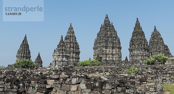 Prambanan Hindu-Tempel  Stupas  Daerah Istimewa  Yogyakarta  Java  Indonesien  Asien