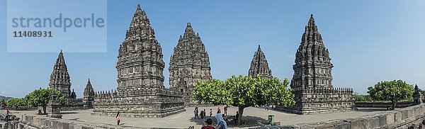 Prambanan Hindu-Tempel  Stupas  Daerah Istimewa  Yogyakarta  Java  Indonesien  Asien