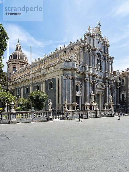 Kathedrale von Catania  geweiht der Heiligen Agatha  Catania  Sizilien  Italien  Europa