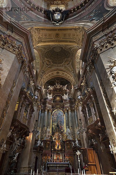 Chor  Peterskirche  St. Peter  1733  Wien  Österreich  Europa