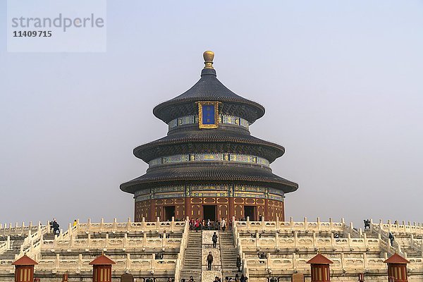 Halle des Gebets für gute Ernten im Himmelstempel  Peking  China  Asien