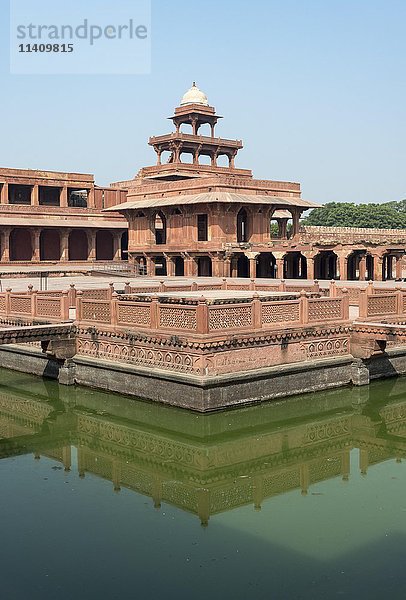 Anup Talao Pool  Fatehpur Sikri  Indien  Asien