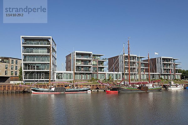 Hafencity  Stadthafen  Stade  Niedersachsen  Deutschland  Europa