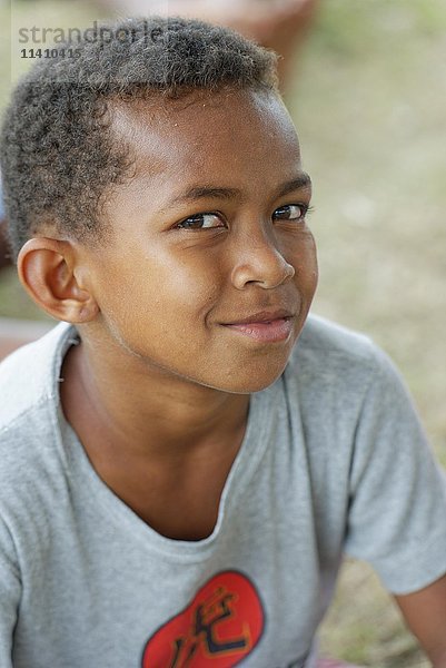 Fidschianischer Junge  Yasawa  Fidschi  Ozeanien