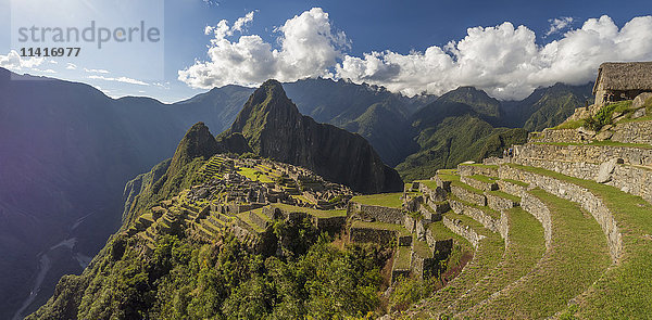 Die alten Inka-Ruinen von Machu Picchu; Cusco  Peru'.