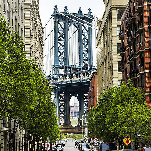 Manhattan-Brücke; New York City  New York  Vereinigte Staaten von Amerika'.