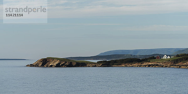 Ansicht der Küstenlinie auf Cape Breton Island; Margaree  Nova Scotia  Kanada'.