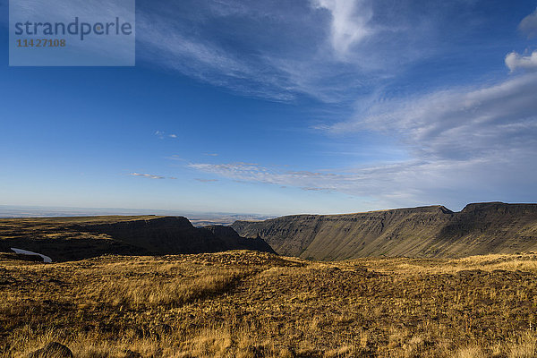 Eine von Gletschern geschliffene Landschaft in der Kiger-Schlucht; Frenchglen  Oregon  Vereinigte Staaten von Amerika'.