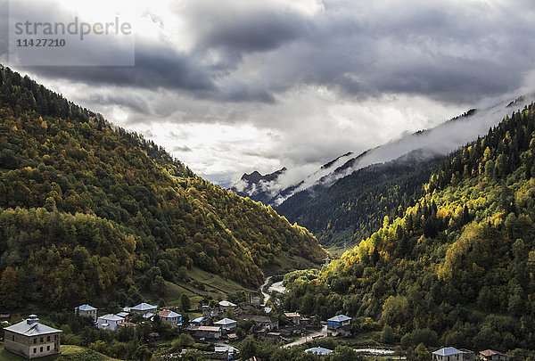 Dorf Bogreshi  Obersvaneti; Samegrelo-Zemo Svaneti  Georgien'.