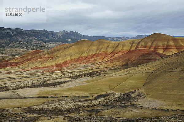 Painted Hills  die lebhaft gefärbten Felsen des John Day Fossil Beds National Monument  Oregon