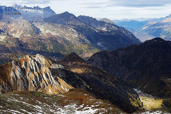 Trient  Wallis  Schweizer Alpen  Schweiz  Europa