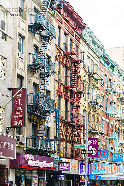 Chinatown  Manhattan  New York City  Vereinigte Staaten von Amerika  Nordamerika